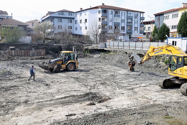 Sapanca Meydan’da çalışmalar başladı