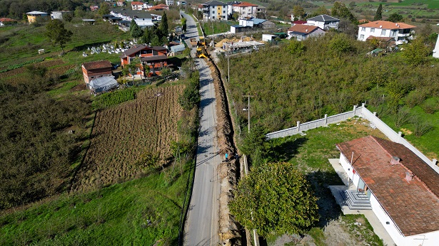 Ferizli Yeni Mahalle’nin 5 kilometrelik içme suyu hattı yenilendi