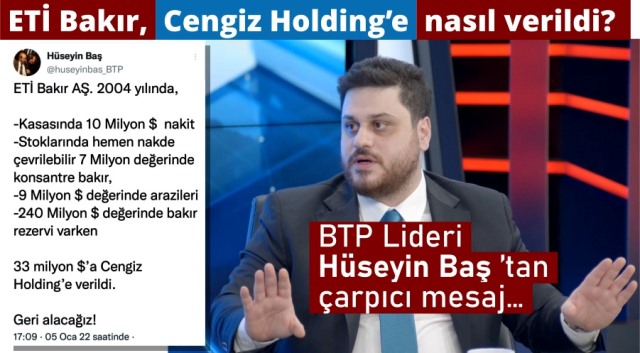 ETİ Bakır Cengiz Holding’e nasıl verildi?