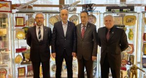 Zafer Partisi Yöneticileri Türk-İş Sendikası Başkanı Ergün Atalay ile görüştü