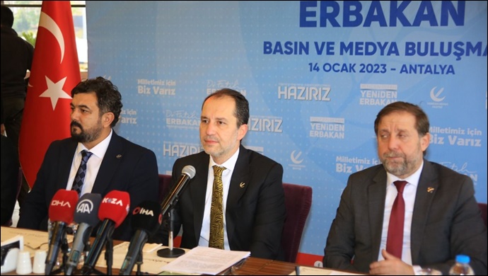 Fatih Erbakan, oy oranlarının yüzde 8 olduğunu açıkladı