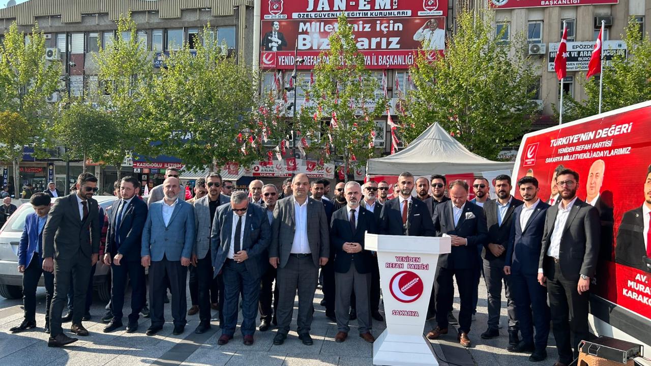 Yeniden Refah Partisi Sakarya Teşkilatı 1 Mayıs İşçi Bayramı’nı kutladı.
