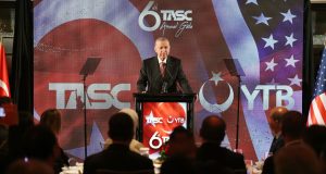Cumhurbaşkanı Recep Tayyip Erdoğan“Türkiye-Amerika arasındaki münasebetler günden güne gelişiyor”