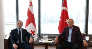 Cumhurbaşkanı Erdoğan, Gürcistan Başbakanı Garibashvili ile görüştü