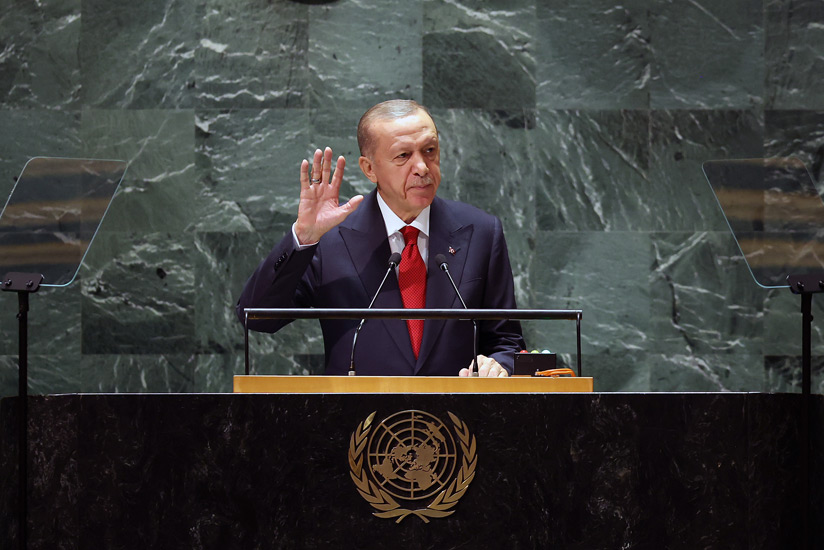 Cumhurbaşkanı Recep Tayyip Erdoğan,“Amacımız, dünya barışına ve refahına mümkün olan en büyük katkıyı sunmaktır”