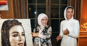 Emine Erdoğan, Katar Emiri Şeyh Al Sani’nin annesi Şeyha Moza’yla görüştü
