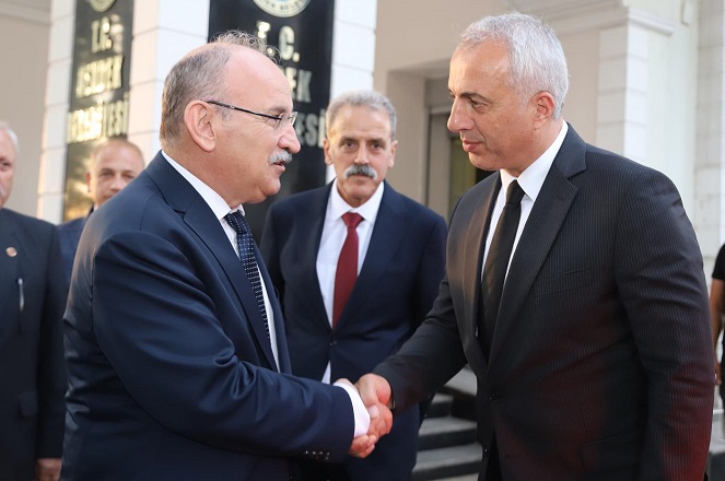 TURGUT BABAOĞLU, VALİ KARADENİZİ MAKAMINDA AĞIRLADI