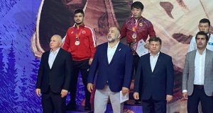 Onur Arı, Kırgızistan’da dünya ikincisi oldu