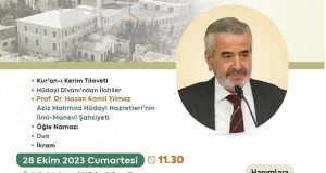 Aziz Mahmud Hüdayi Hazretleri Vefatının 395. sene-i devriyesinde Hüdâyi Külliyesi’nde Yad Edilecek
