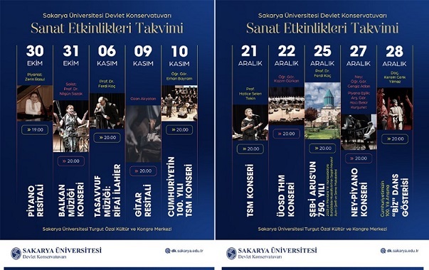 SAÜ Müzik Şölenleri Başlıyor