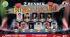 2. HENDEK BOKS TURNUVASI 5 KASIM’DA KAPALI PAZAR YERİNDE