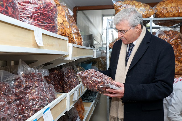 Başkan Yüce tesislerde incelemelerde bulundu