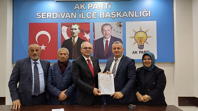 AK Partili Mehmet Şehit, aday adaylık başvurusunu gerçekleştirdi