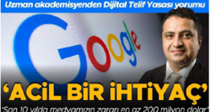 Doç. Dr. Duman’dan Dijital Telif Yasası yorumu: ‘Acil bir ihtiyaç… Yasasız geçen son 10 yılda medyamızın zararı en az 200 milyon dolar’
