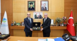 Başkan Ekrem Yüce Gürcistan İstanbul Başkonsolosu Alexander Jıshjarıanı’ı konuk etti