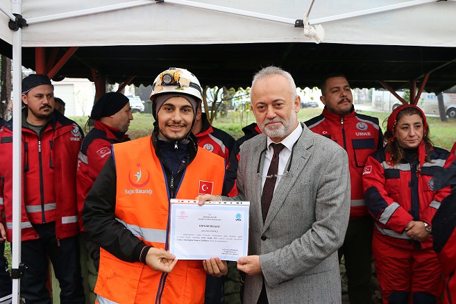 22 sağlık personeli UMKE’ye katıldı