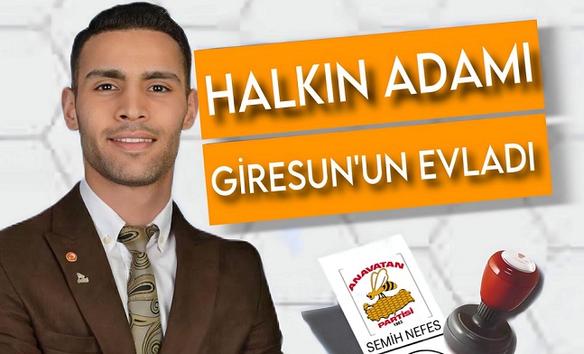 Giresun Belediye Başkan adayı Semih NEFES “Giresun’a Nefes Olmaya Geliyoruz”