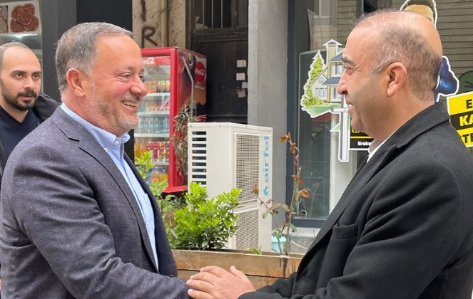 İYİPARTİ ve AKPARTİ Seçim çalışmalarında Mardinlilere hizmet yolunda birbirlerine başarılar dilediler