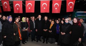 Başkan Adayı Alemdar, AK Parti Genel Başkan Yardımcısı Yavuz ve Milletvekili Kaya ile birlikte Pamukova Mekece’de vatandaşlarla buluştu