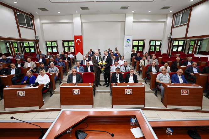 Başkan Alemdar, Sakarya Muhtarlar Federasyonu Başkanı Erdal Erdem ve Adapazarı muhtarlarını ağırladı