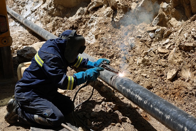 Dibektaş Mahallesi 4 bin metrelik yeni altyapı hattına Büyükşehir ile kavuştu