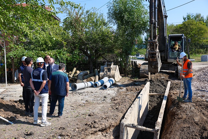 Çevreci altyapı projesi Arabacıalanı’nın evsel atık sularını güvenle taşıyacak