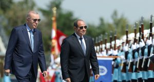 Mısır Cumhurbaşkanı es-Sisi Cumhurbaşkanlığı Külliyesinde