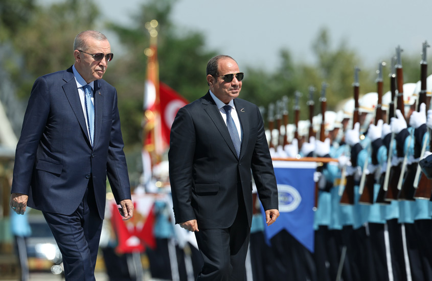 Mısır Cumhurbaşkanı es-Sisi Cumhurbaşkanlığı Külliyesinde