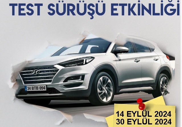 14 EYLÜL 2024 FERHAT OTOMOTİVDE TEST SÜRÜŞÜ BAŞLIYOR