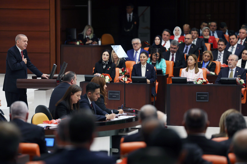 Cumhurbaşkanı Erdoğan,“Türkiye’yi yatırım, istihdam, üretim, ihracat ve cari fazla yoluyla büyütmeye devam edeceğiz”