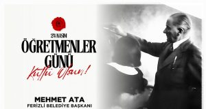 Ferizli Belediye Başkanı Mehmet Ata’dan 24 Kasım Öğretmenler Günü Mesajı