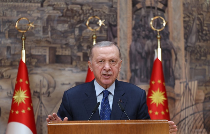 Cumhurbaşkanı Erdoğan, “BUGÜN HER ALANDA GÜÇLÜ, KUDRETLİ, MÜESSİR VE KOLU UZUN BİR TÜRKİYE VAR”