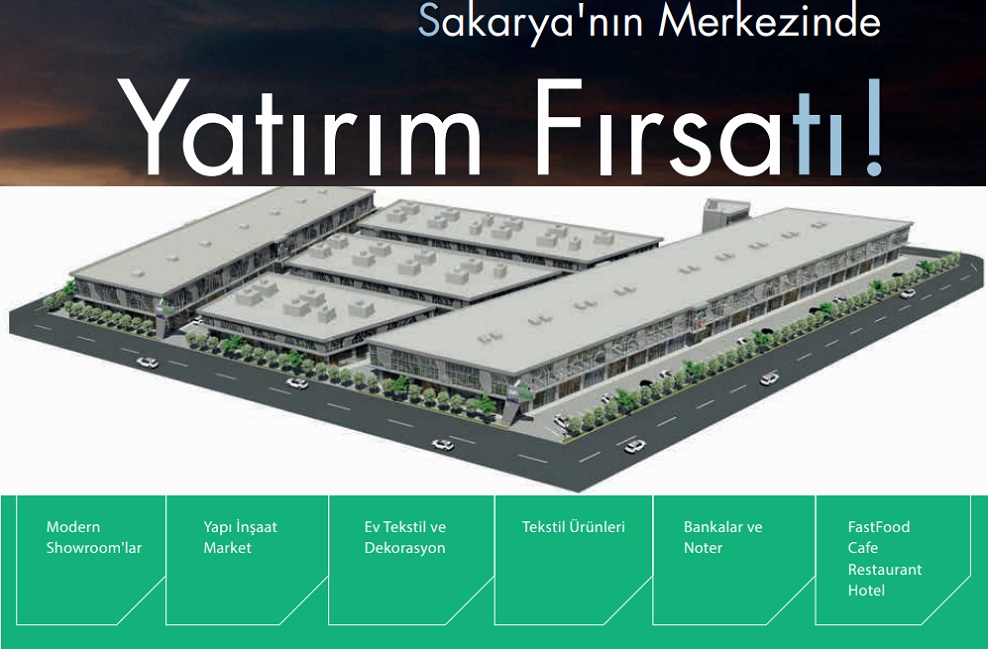 Sakarya’nın Merkezinde Modern Yapılı  AVM Yaşam Merkezi TUFAN HOME MALL AVM