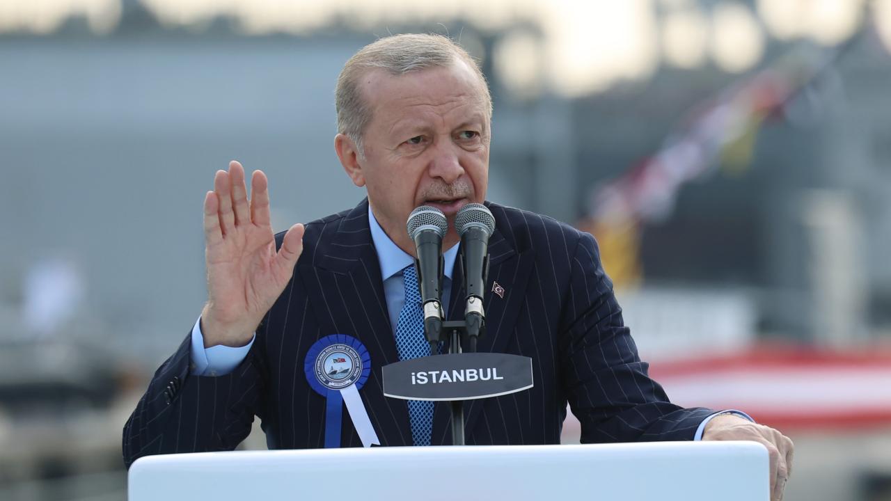 Cumhurbaşkanı Erdoğan: Kendi savaş gemisini yapan 10 ülkeden biriyiz