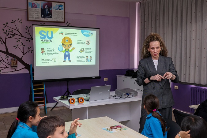 SASKİ, Kütüphane Haftası’nda öğrencilere su sevgisi kazandırdı