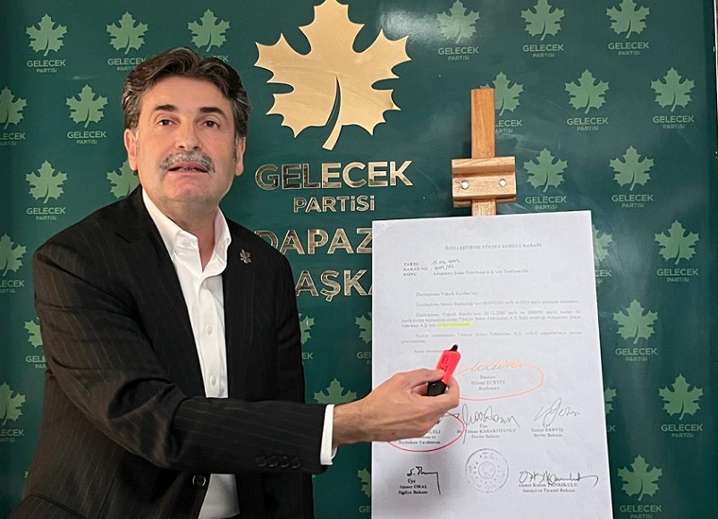 Ayhan Sefer Üstün, Adapazarı Şeker Fabrikası’nın geçmişi ve yeniden açılma sürecine ilişkin dikkat çeken açıklamalarda bulundu