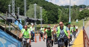 Dünya Bisiklet Günü’nde sağlıklı yaşam için pedal çevirdiler